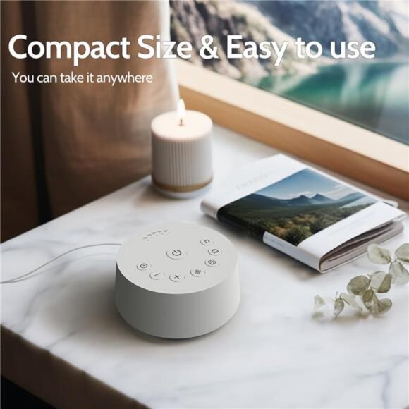 Color Noise Sound Machines Sleep White Noise Machine with 25 Soothing Sounds 32 - Picture 5 of 8